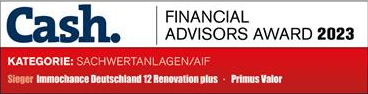 Cash Financial Advisors Award 2023 ICD12