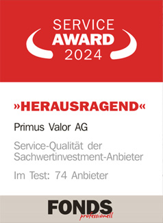 Fonds Professional Service Award 2024 Primus Valor